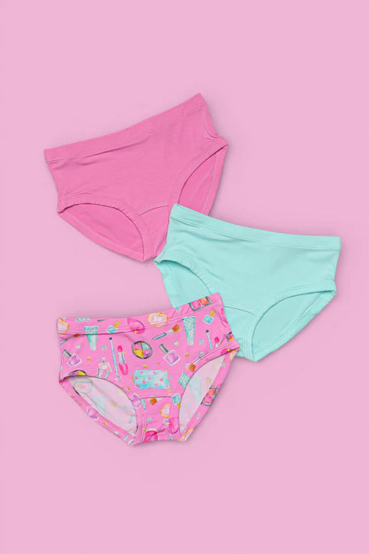 Girl's Dream Bamboo Underwear 3 Pack- GLAMOUR MAGIC
