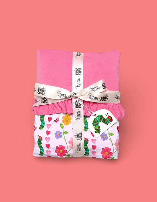 Dream Ruffle Blanket- ERIC CARLE LOVEBUG BLOOMS