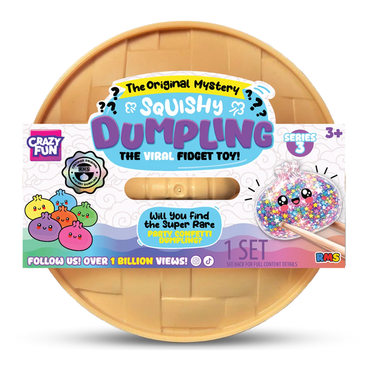 Crazy Fun RMS PARTY CONFETTI The Original Mystery Squishy Dumpling