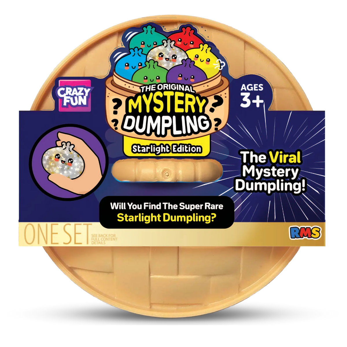 Crazy Fun RMS The Original Mystery Squishy Dumpling -STARLIGHT EDITION