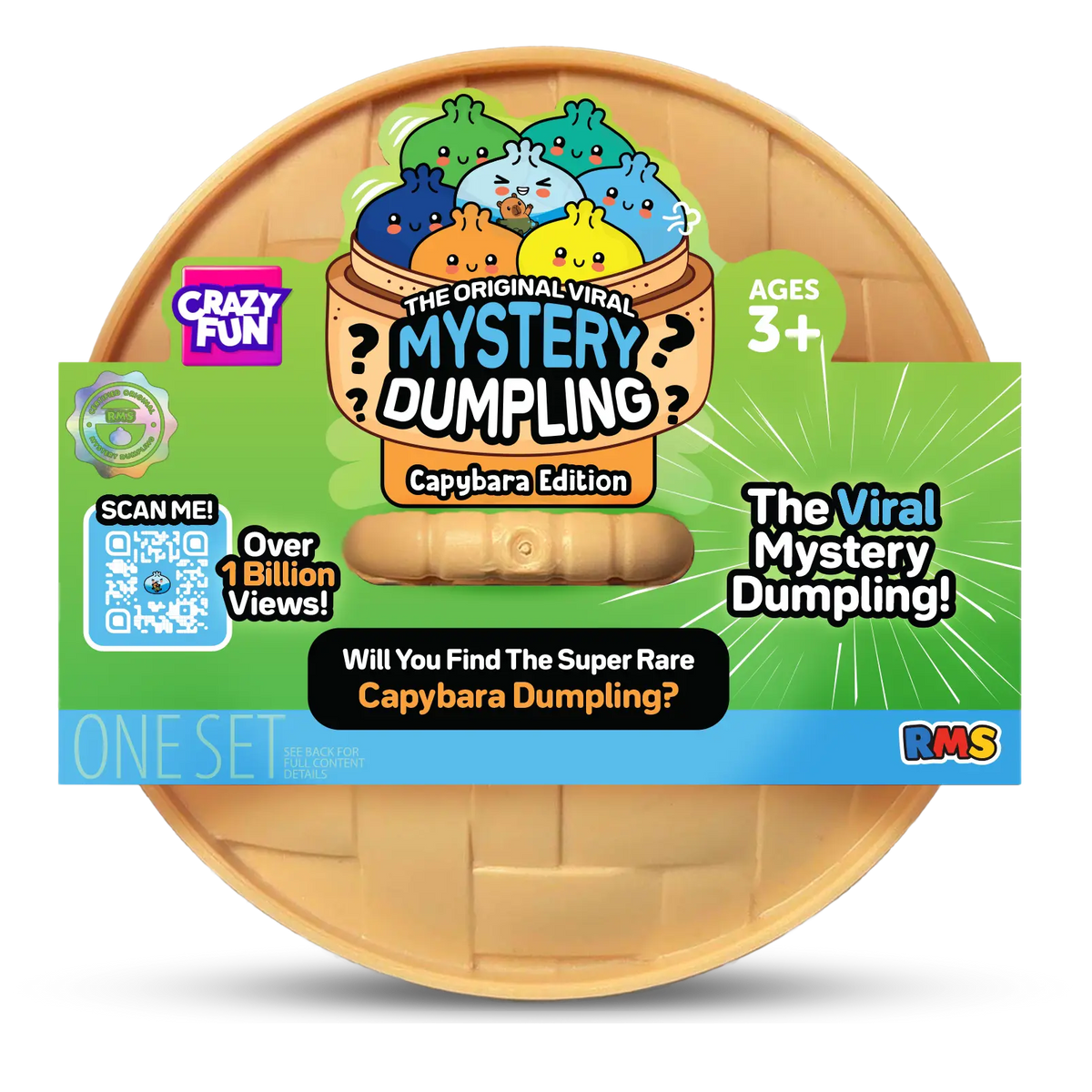 Crazy Fun RMS The Original Mystery Squishy Dumpling -CAPYBARA