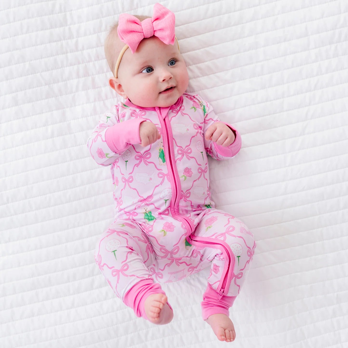Convertible Footies- IT'S A MASTERS-PIECE PINK