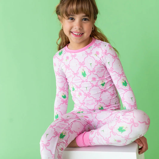 Kids Pajamas- IT'S A MASTERS-PIECE PINK