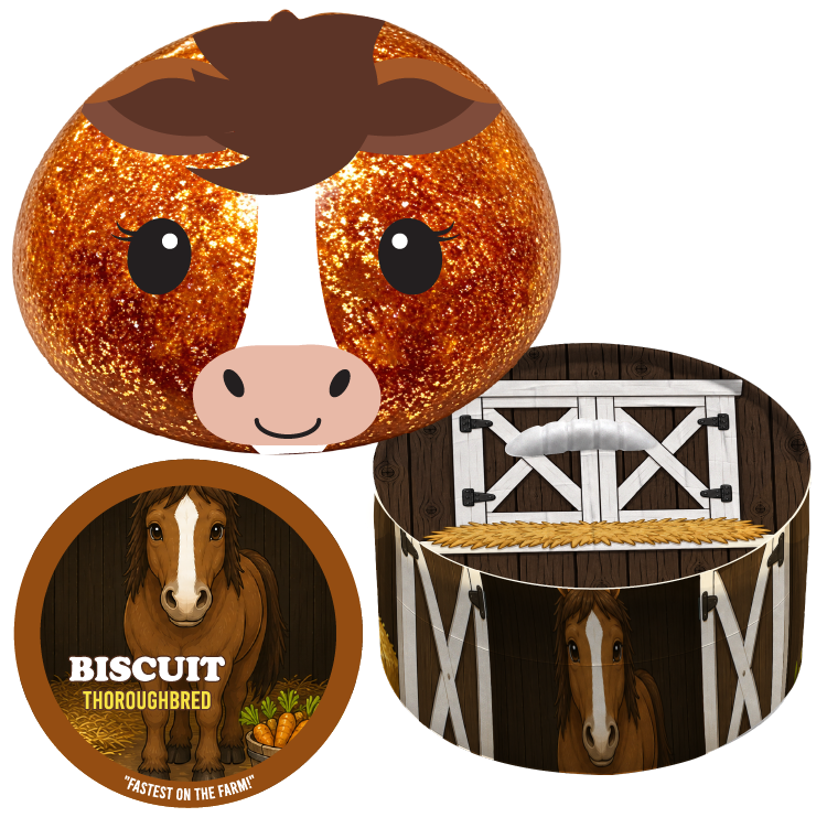 Fun Doh Farm Barnyard Squishy Dumpling Toy - 12/Display: Wholesale Price