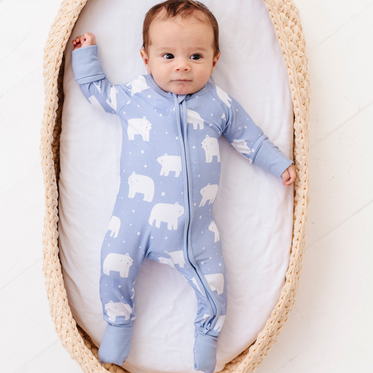 Stay Chill Ribbed Convertible Footies