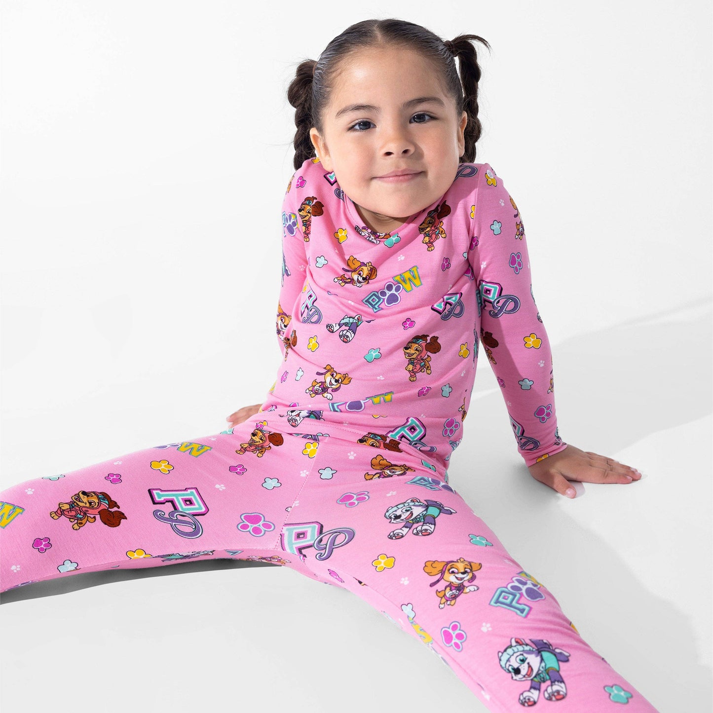 PAW Patrol: Varsity Pink Bamboo Kids Pajamas