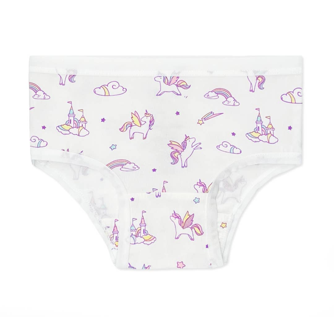 Girl's Bamboo Underwear 7-Pack: 2/3 T