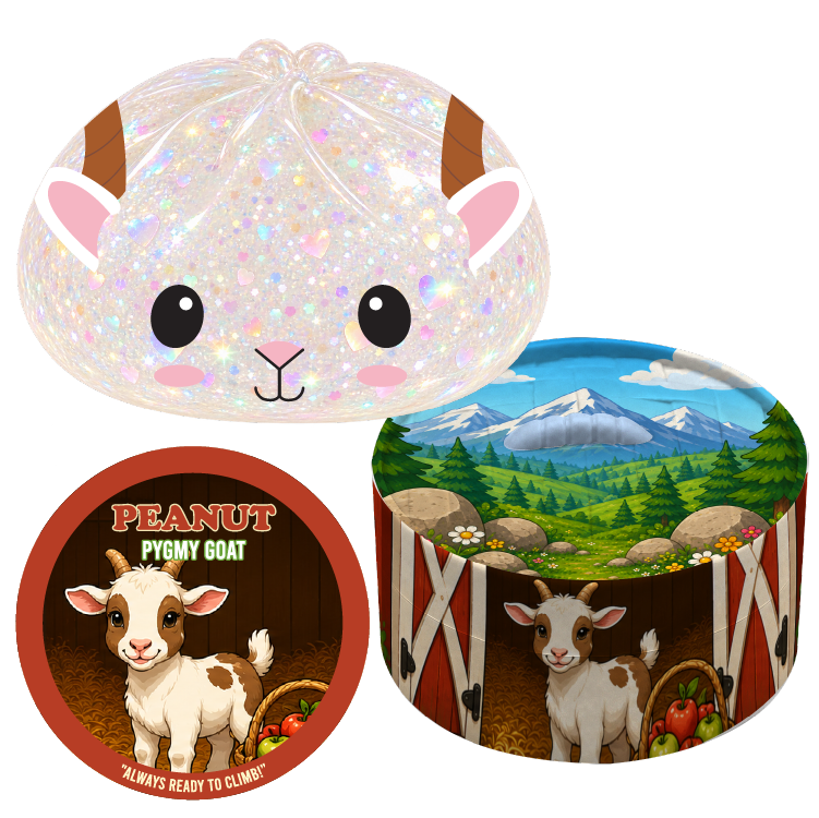 Fun Doh Farm Barnyard Squishy Dumpling Toy - 12/Display: Wholesale Price