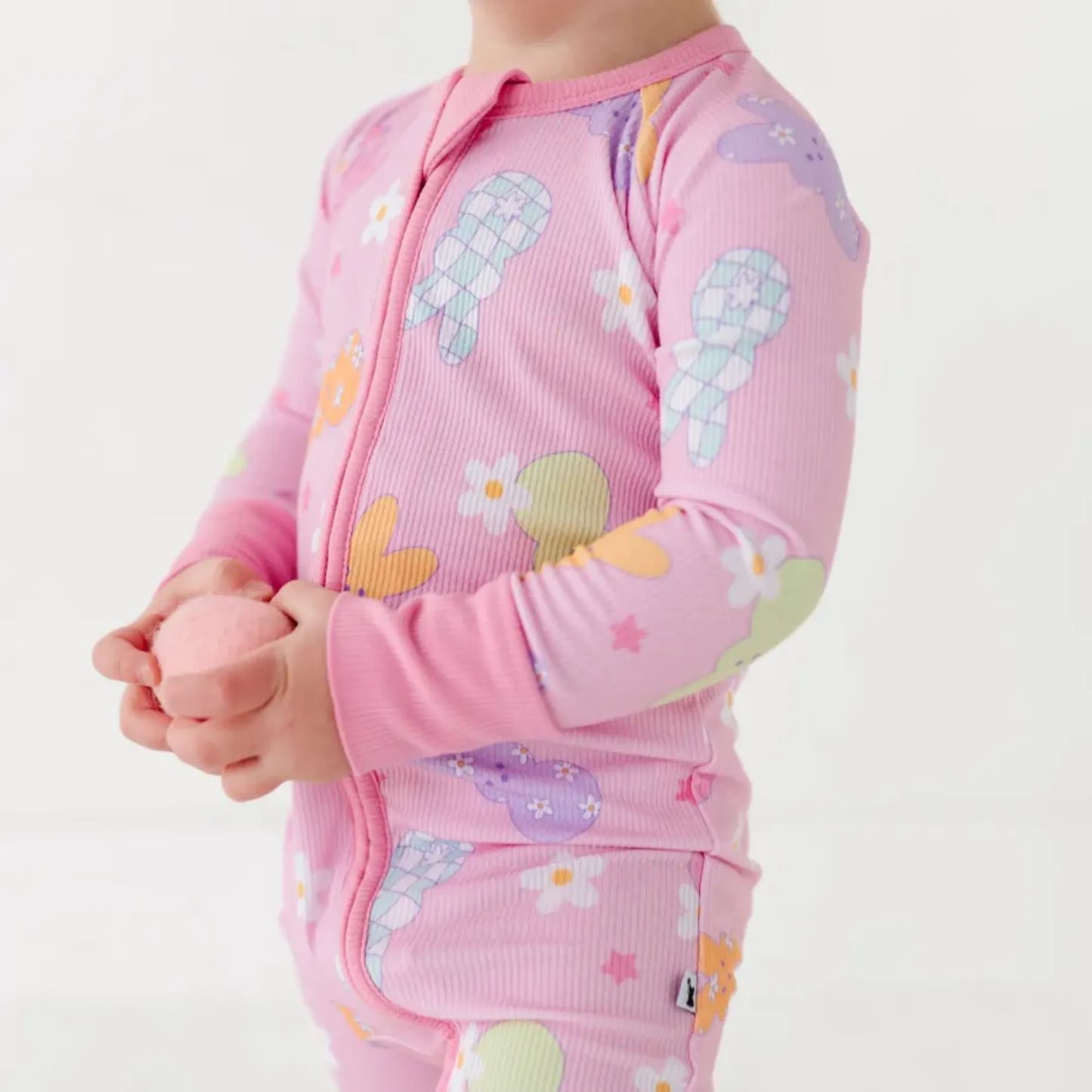 For Peeps Sake Convertible Footie- Ribbed: 18-24 Months