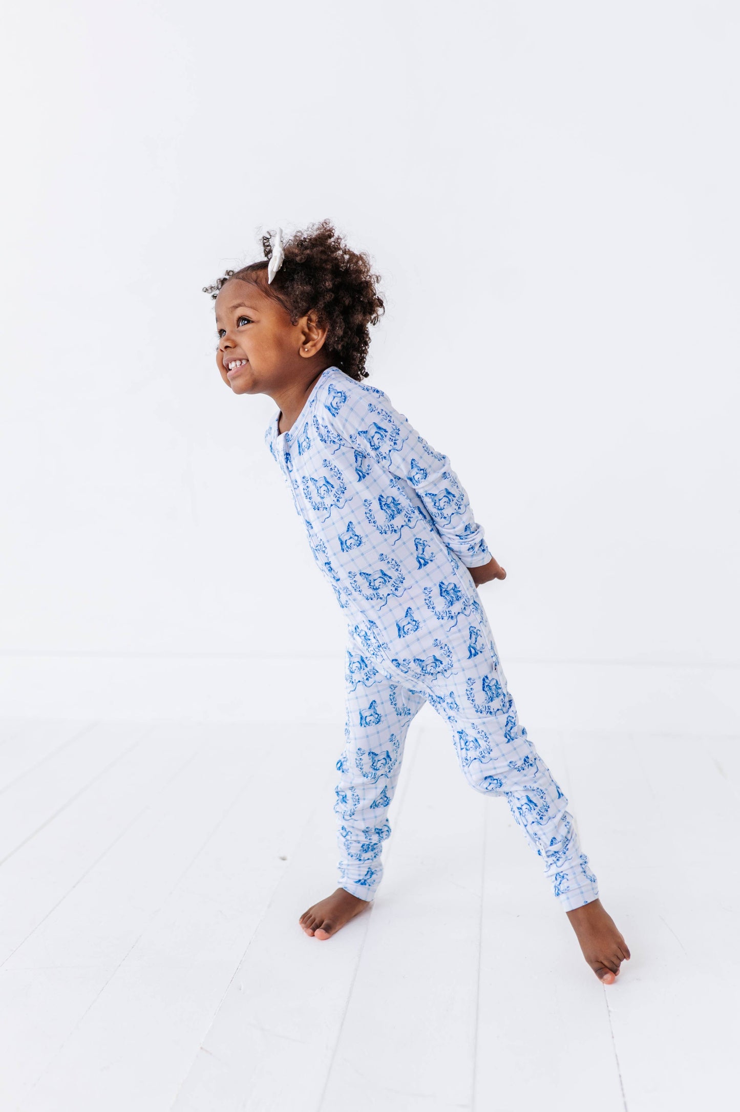Blue Pony Club Convertible Footie