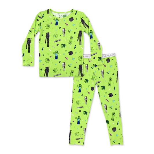 Minecraft Mob Squad Bamboo Kids Pajamas
