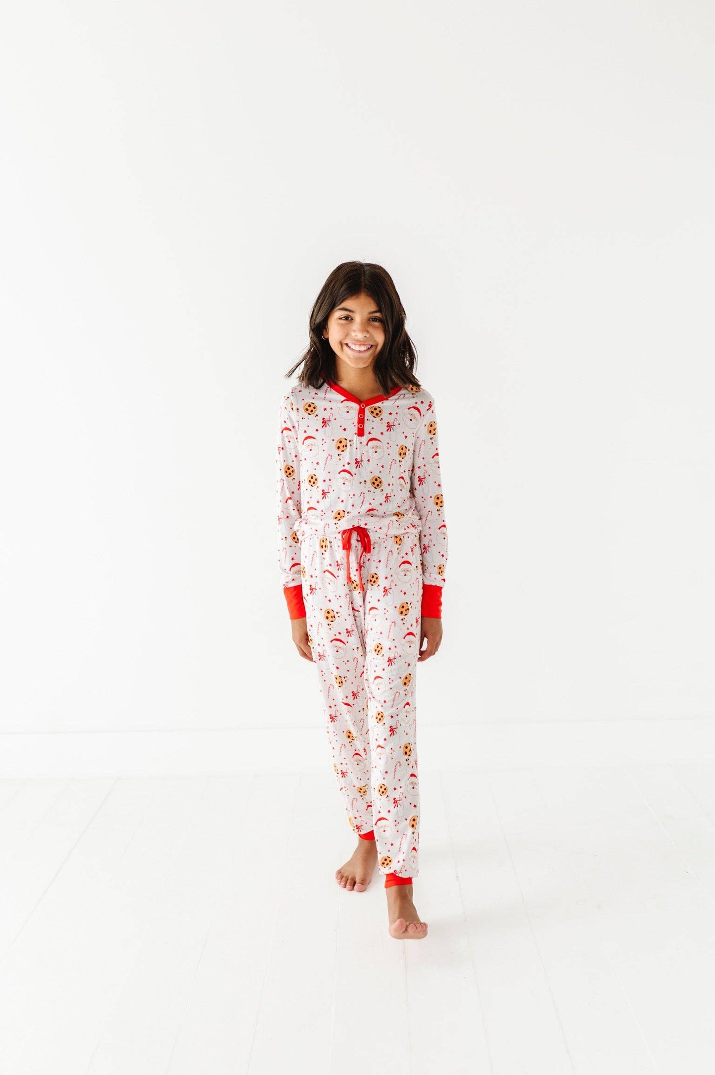 Cookies for Claus Bigger Girl Pajama Set: 10-12