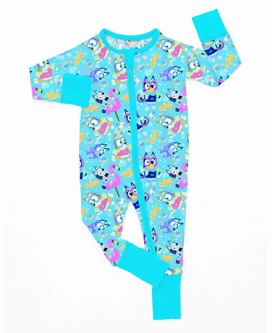 Bamboo Zippy Romper- BEAUTIFULLYBOLD DOGGIE PADDLE