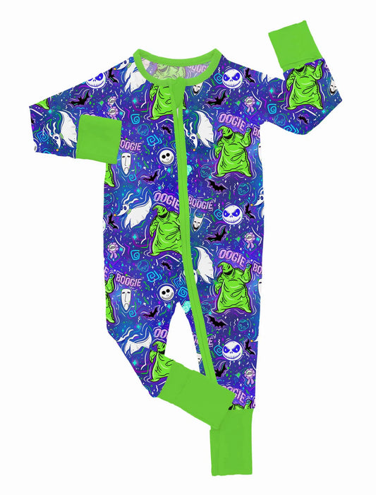 Bamboo (Connor) Zippy Romper- VERY SCARY BOOGIE MONSTER