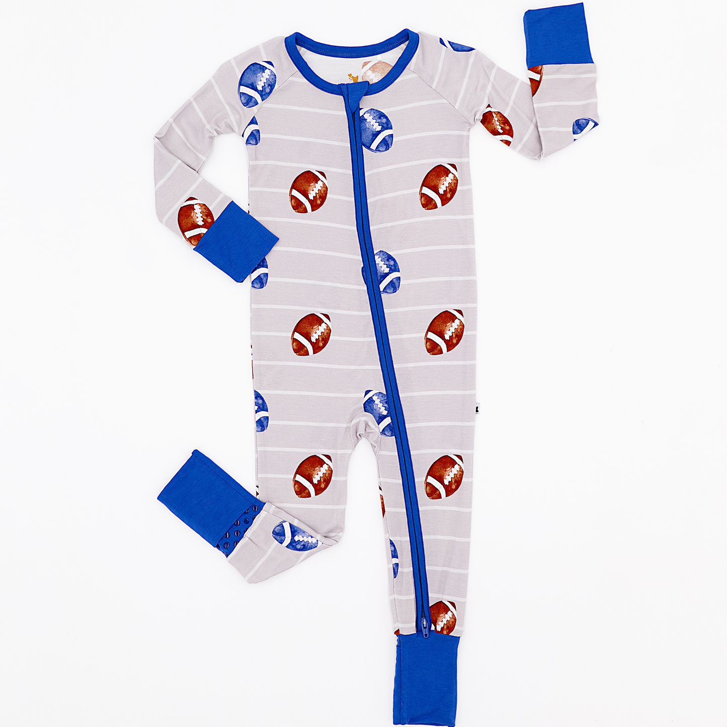 Gridiron Grind Convertible Footies: 0-3 Months