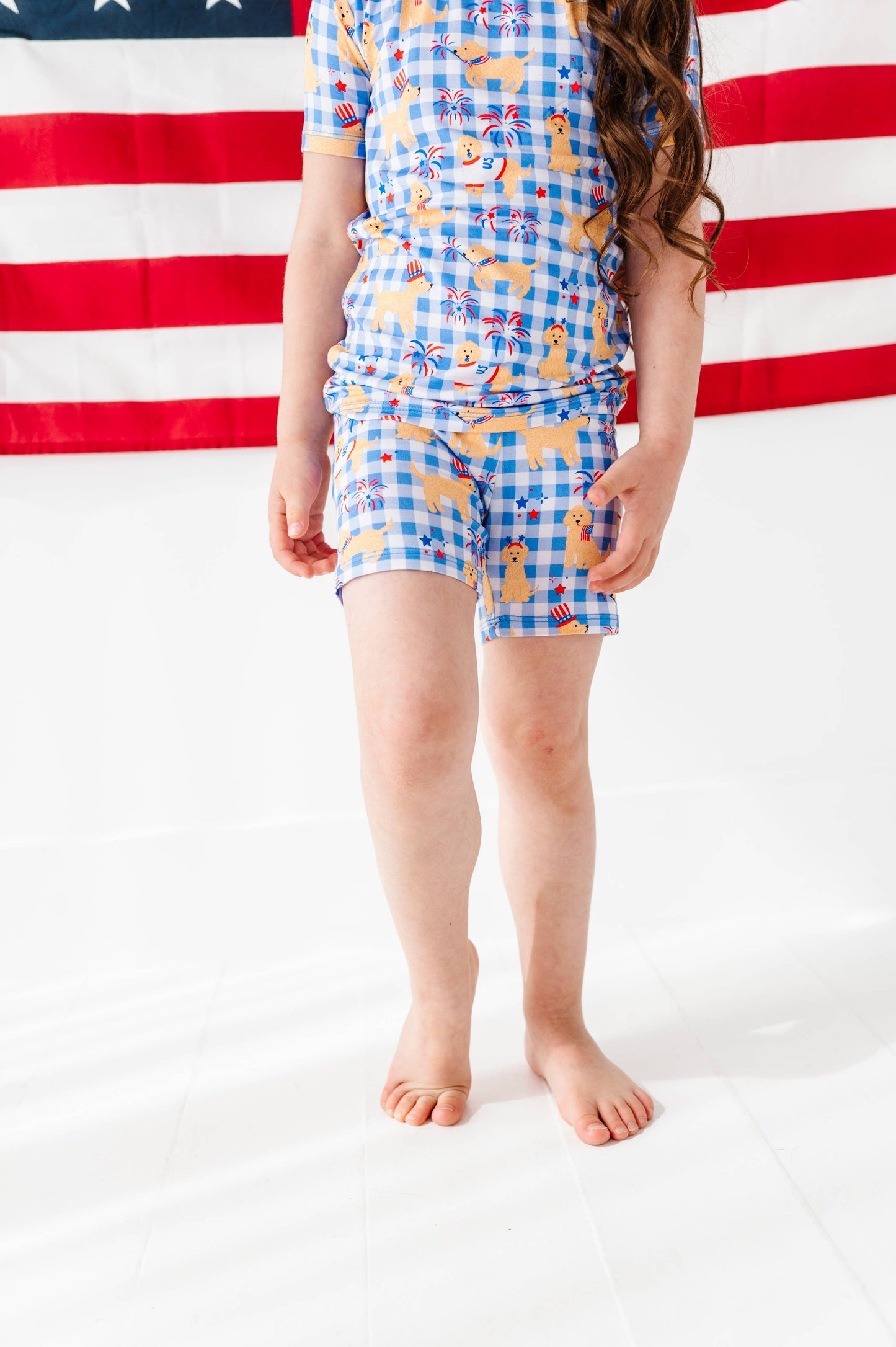 Yankee Doodle Doggie Kids Short Pajamas