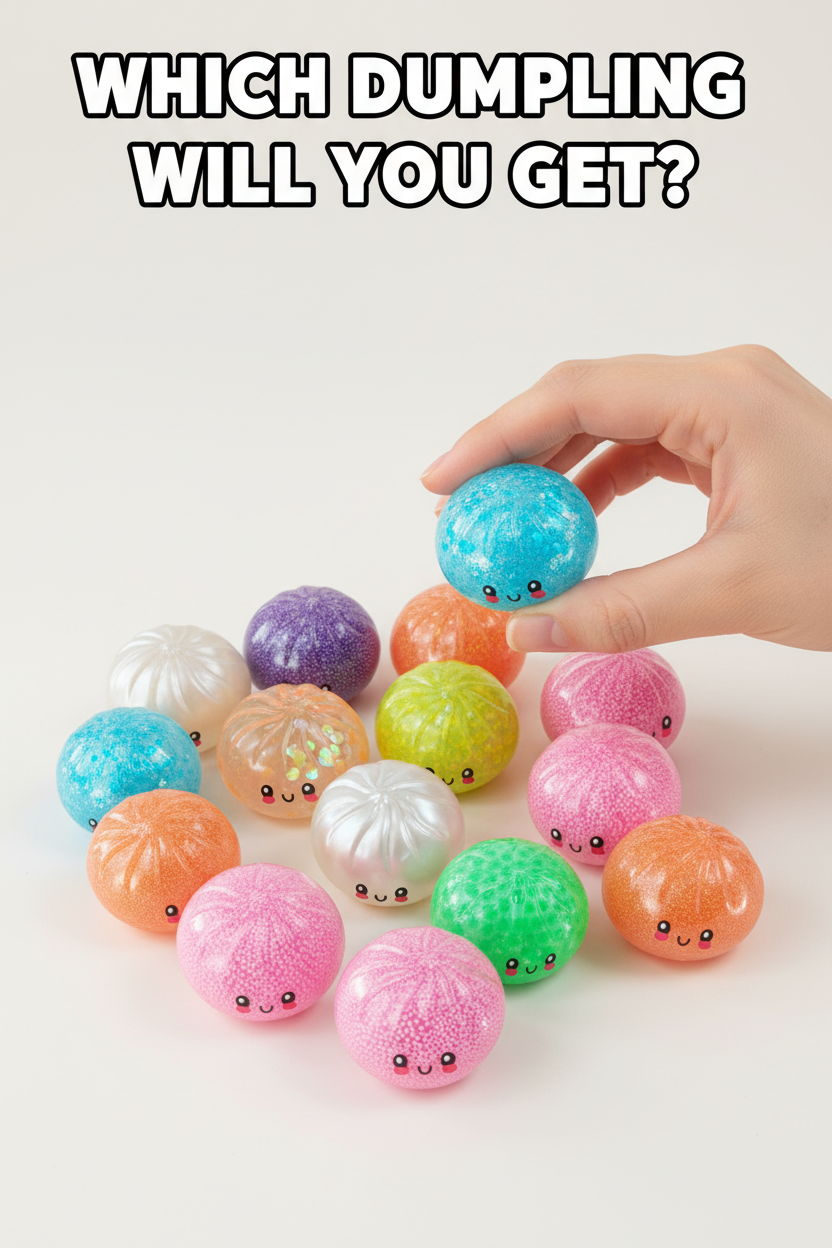 Fun Doh Petite (Mini) 2.5" Mystery Dumpling Squishy Toy: Wholesale Price
