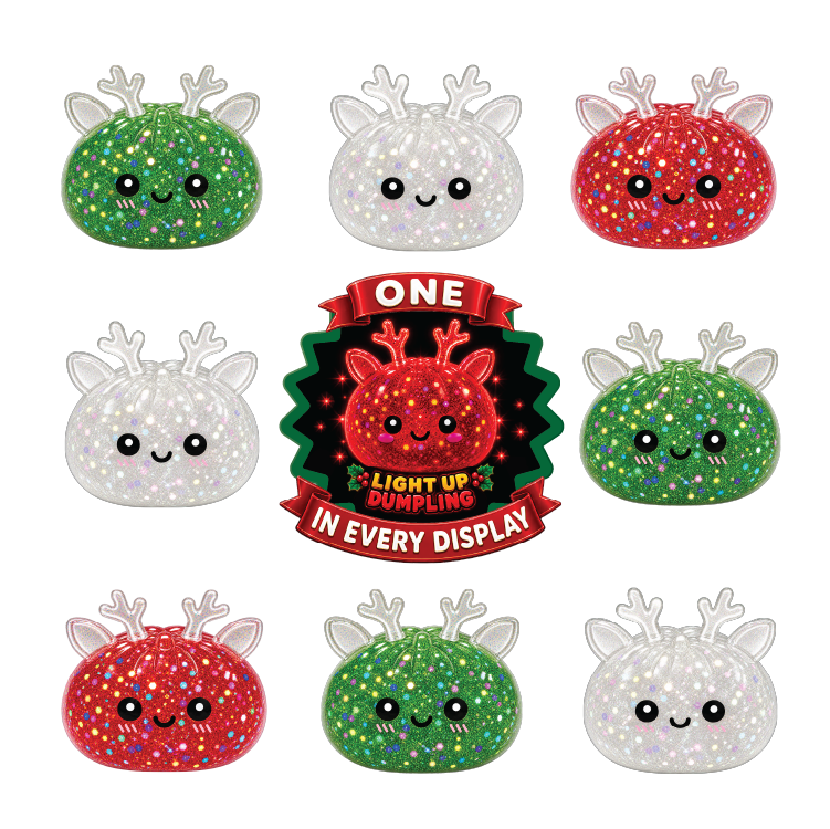Fun Doh Christmas Mystery Reindeer Dumpling Squishy Toy: Wholesale Price