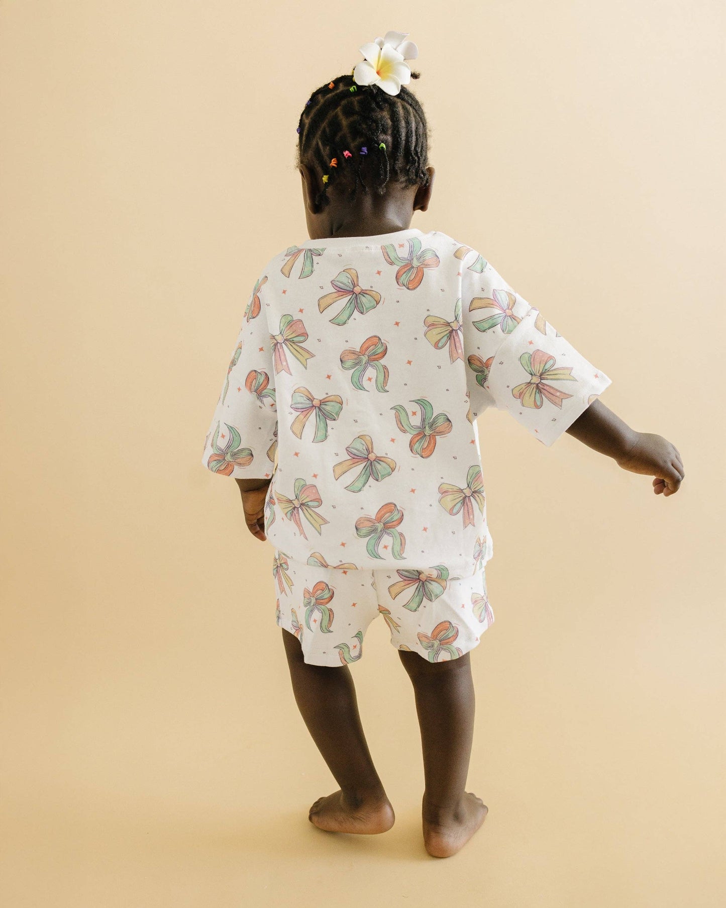 Baby & Kids Shorts Set | Happy Bows: 4T