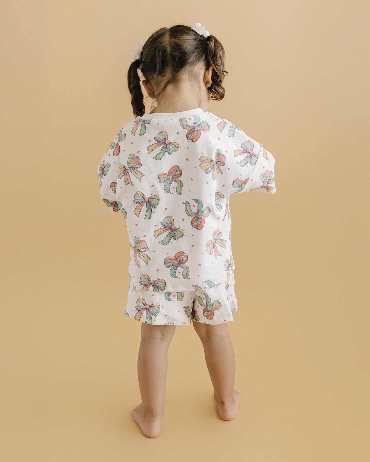 Baby & Kids Shorts Set | Happy Bows: 5T