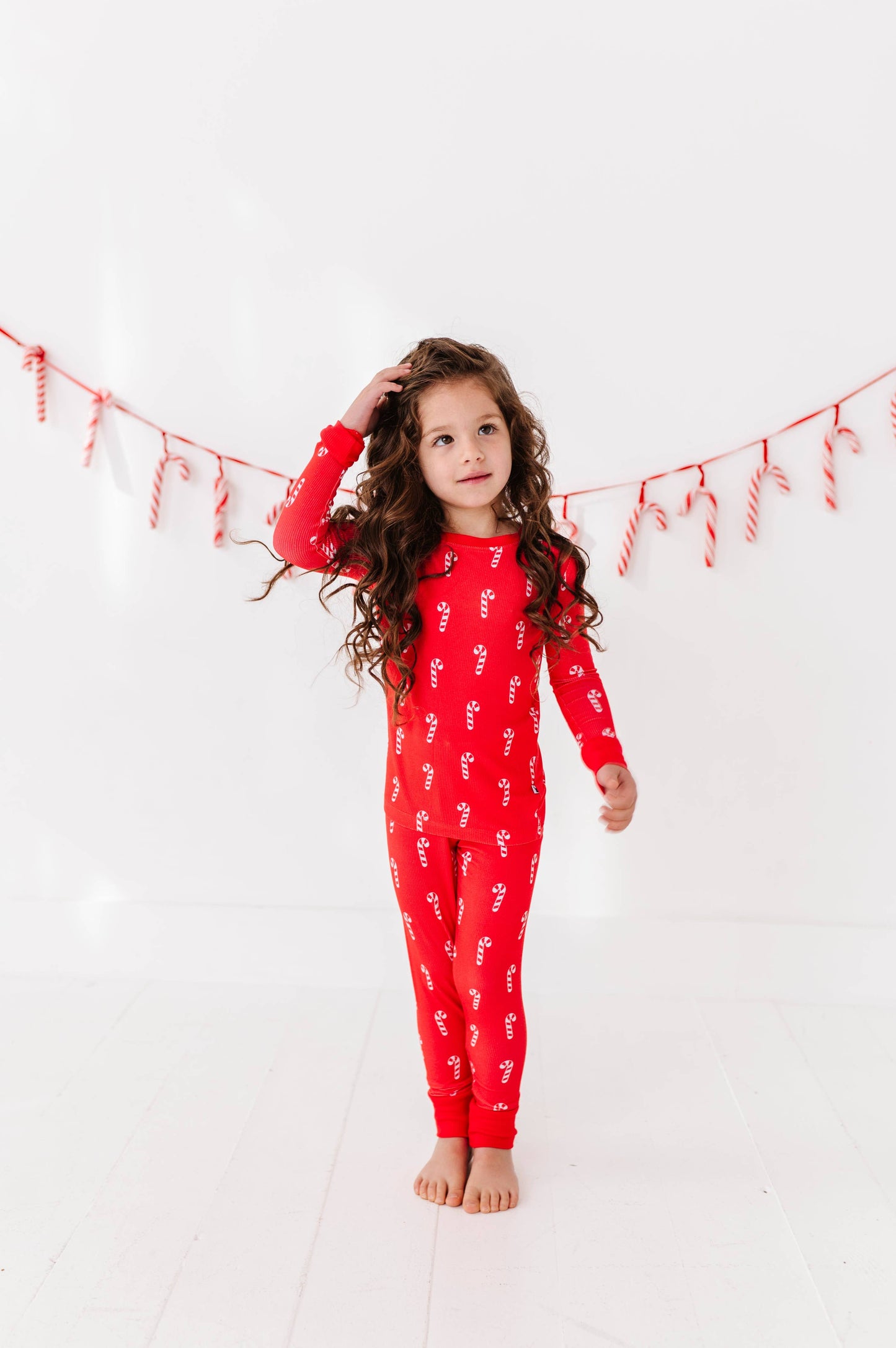 Sweet & Stripey Ribbed Kids Pajamas