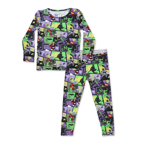 Batman Baddies Bamboo Kids Pajamas: 6Y