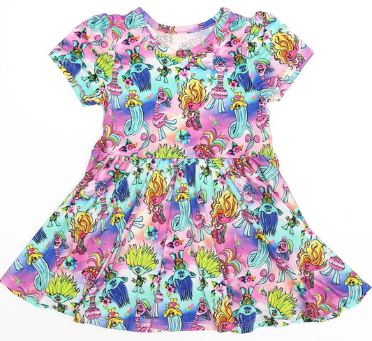 Bamboo Twirl Dress- BEAUTIFULLY BOLD DANCE DANCE DANCE