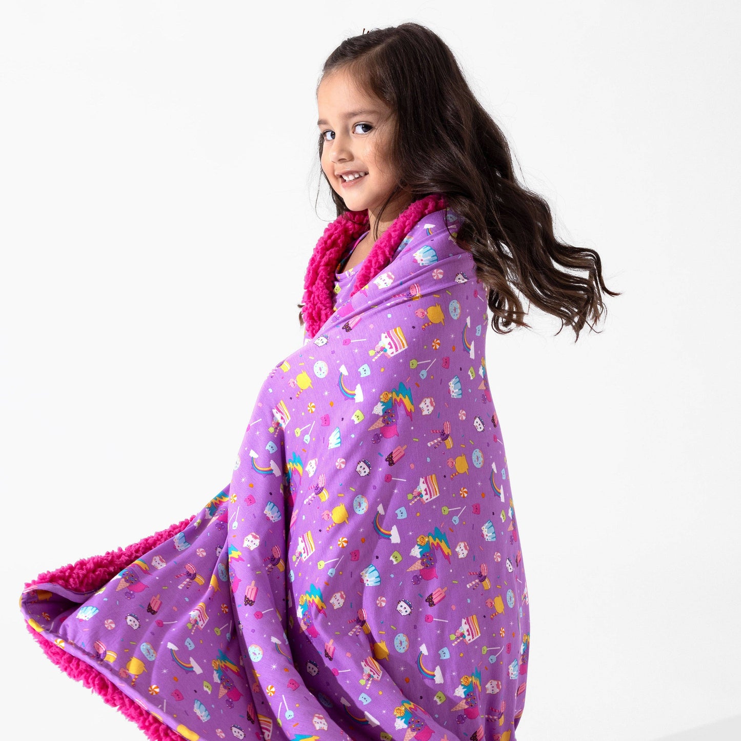 Gabby's Dollhouse: Sweet Treats Bamboo Sherpa Blanket: 45 x 60 in