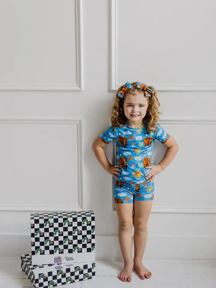 2pc Dream Short Set- ERIC CARLE BEAR-Y BLUE SKIES