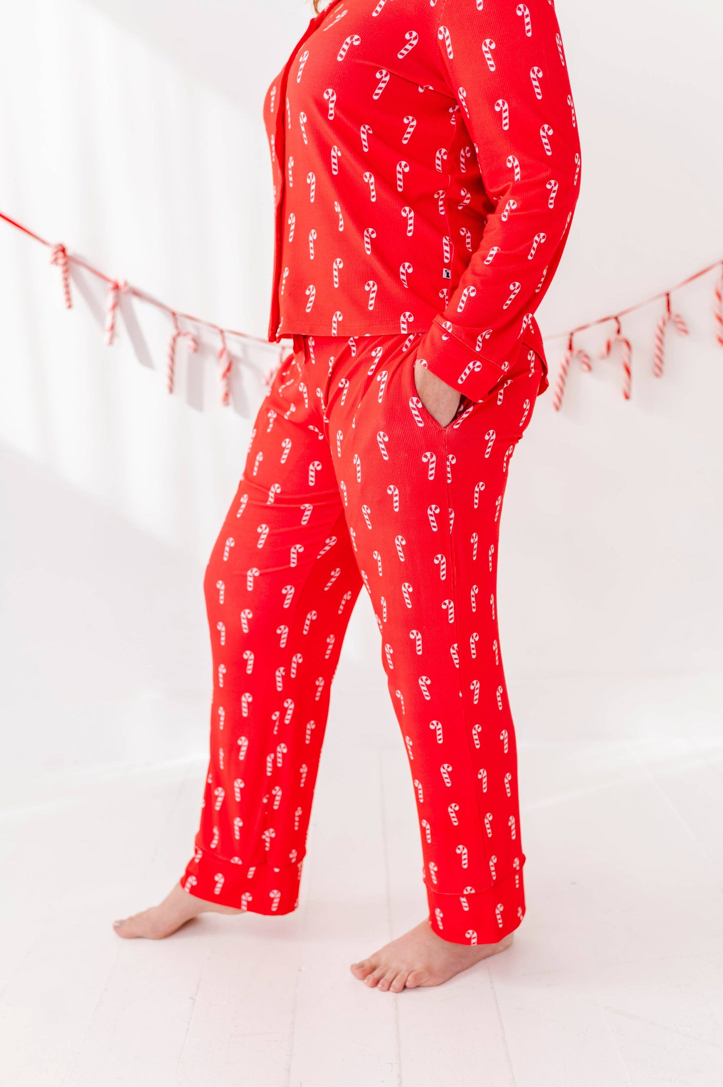 Sweet & Stripey Ribbed Mama Lounge Set