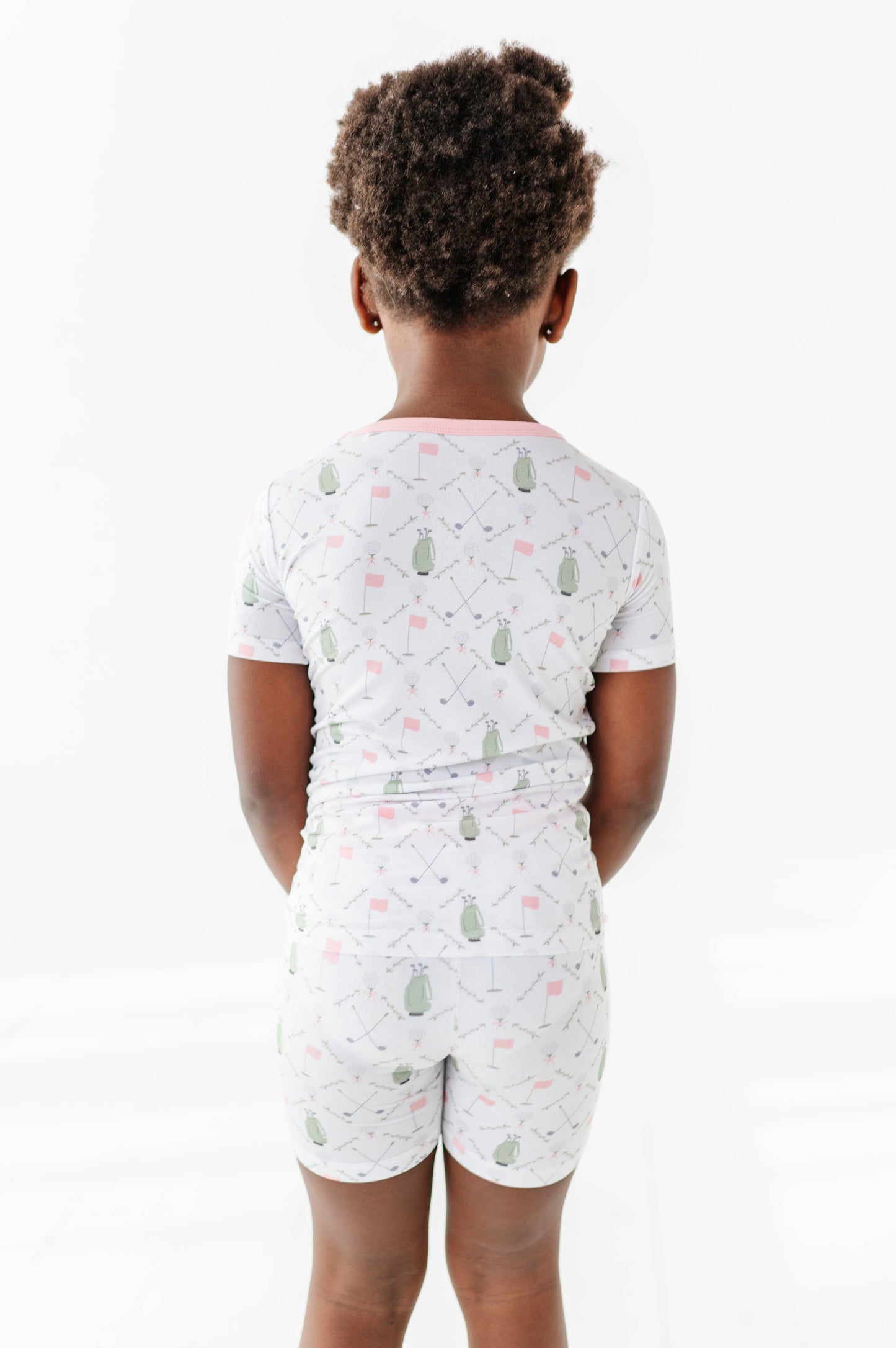 Dressed to the Tee Short Sleeve and Shorts- Pink