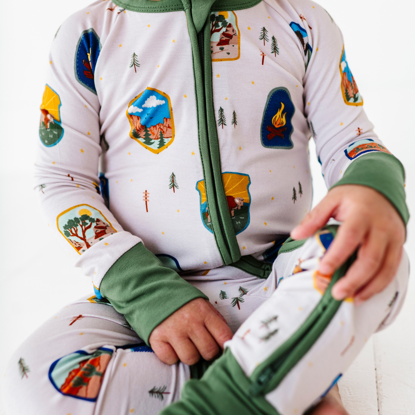 Parks & Rest Convertible Footies: 3-6 Months