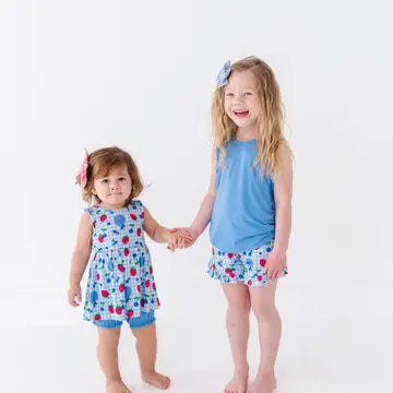 Tank & Short Set for Toddler/Kids- BERRY PATRIOTIC