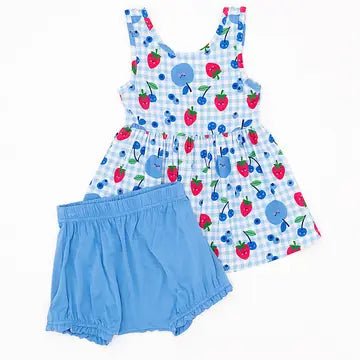 Bummie Set- BERRY PATRIOTIC