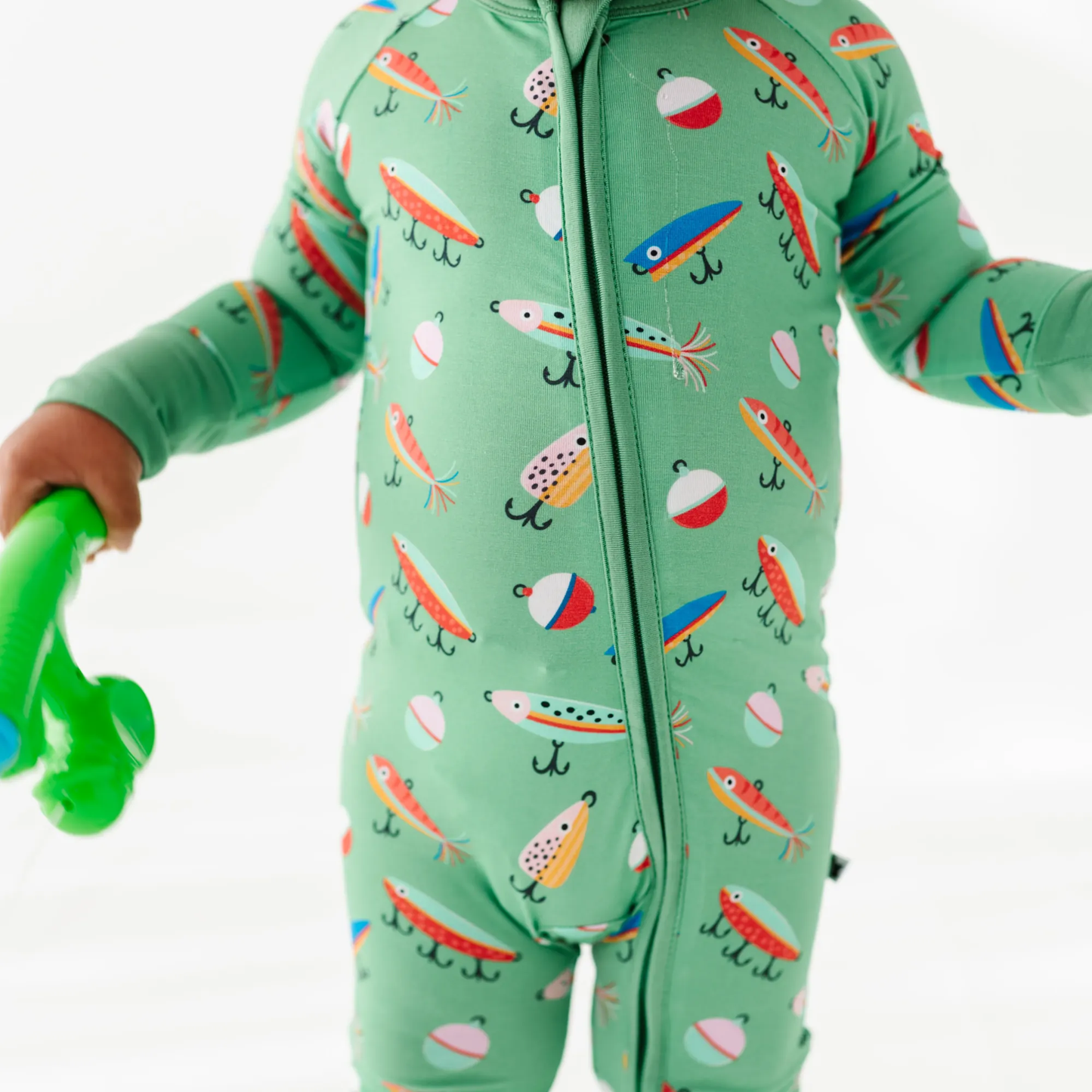 Fishing Laures Convertible Footies: 2T