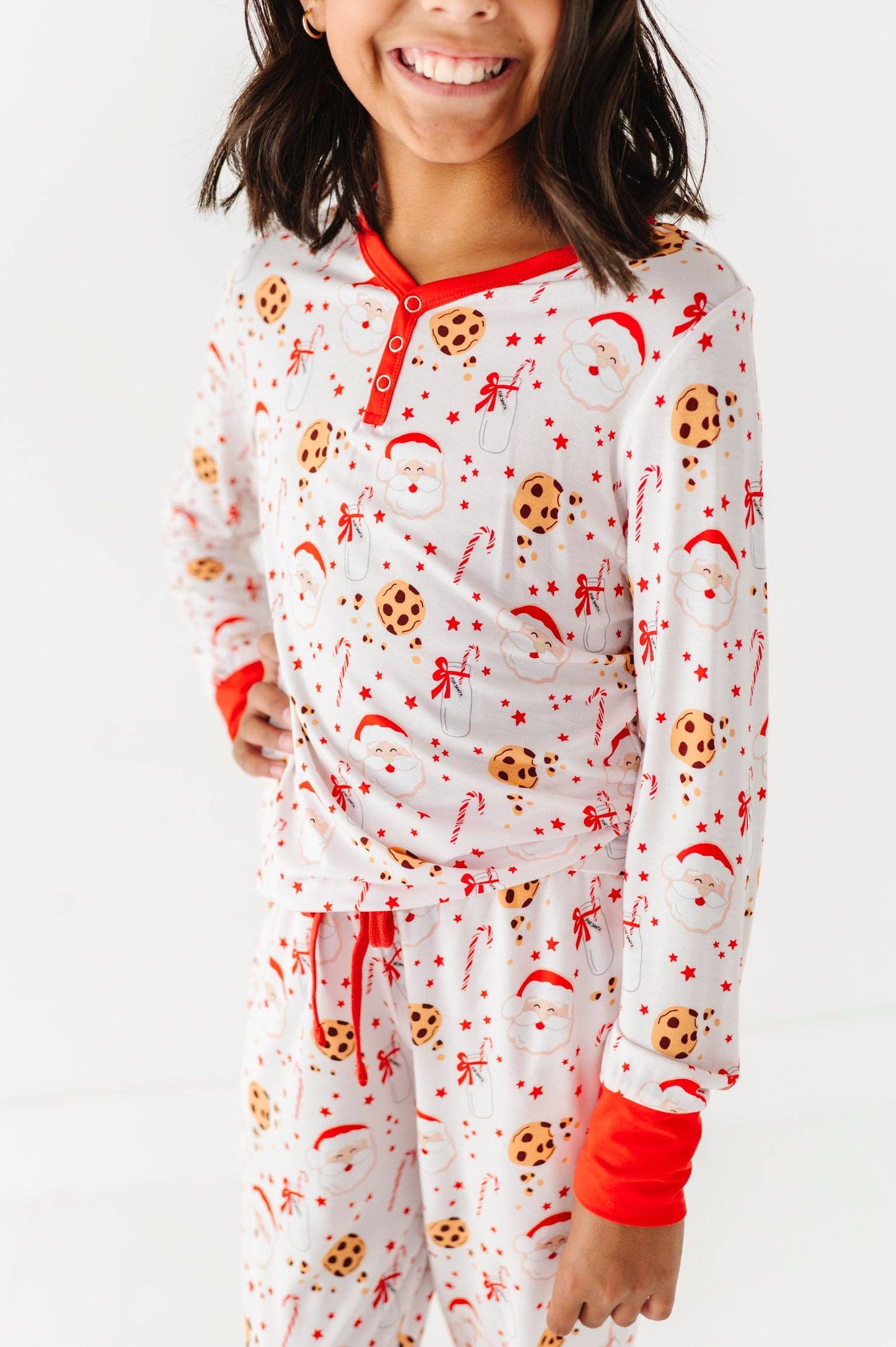 Cookies for Claus Bigger Girl Pajama Set: 10-12
