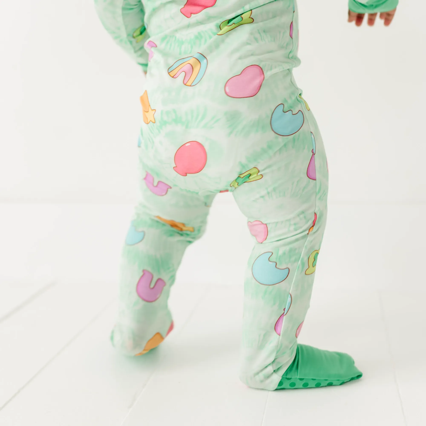 St. Patrick's Convertible Footies: 2T