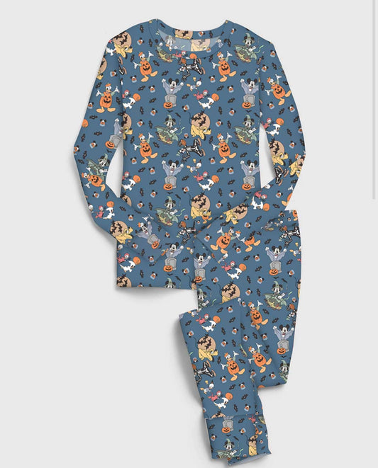 Bamboo (Willow) Long Sleeve Lounge Set- MAGIC HALLOWEEN MAGICAL HAUNTING