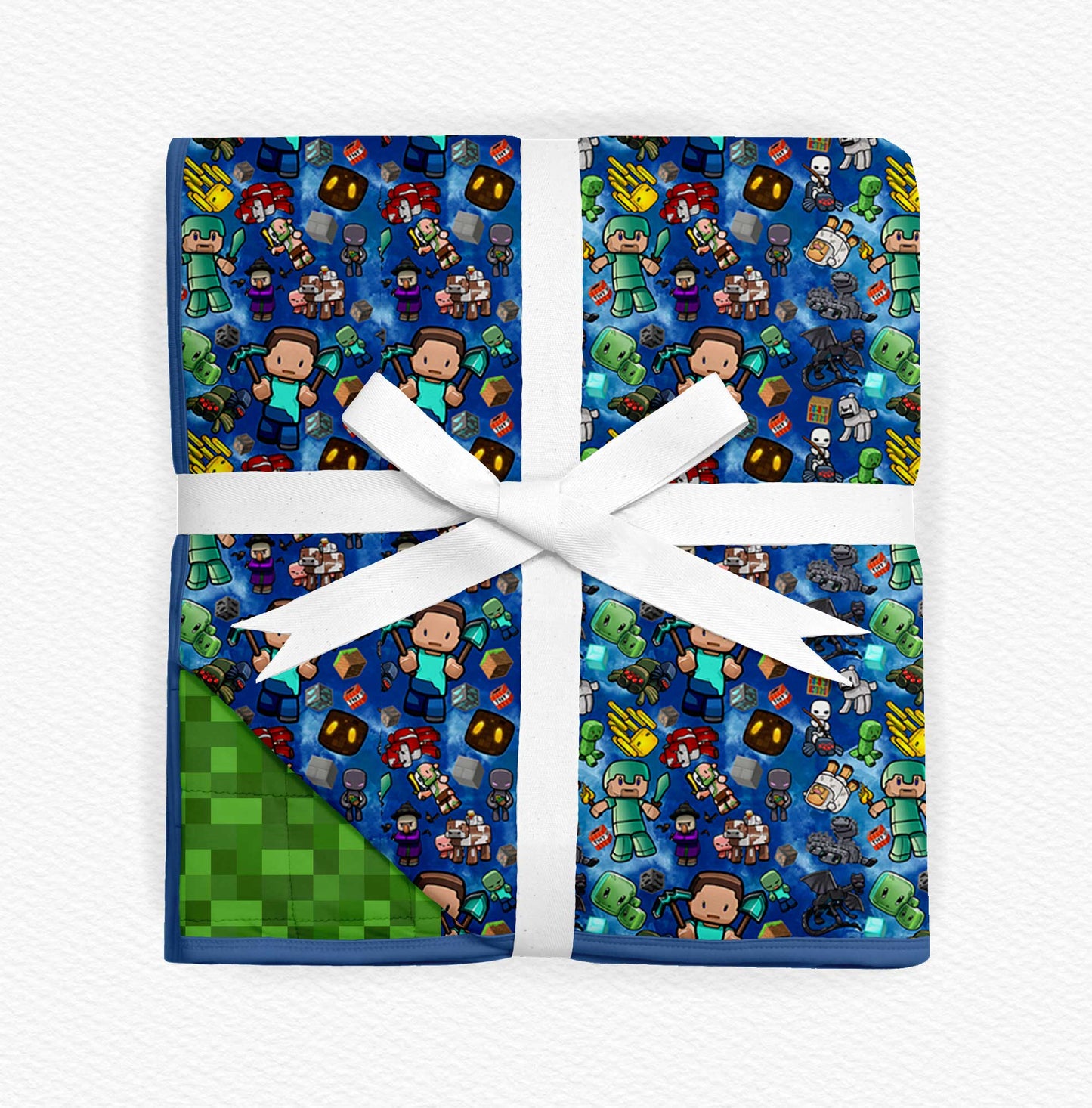3 Layer Quilted Bamboo Blanket- LARGE 70x90 - MINE LEGENDS