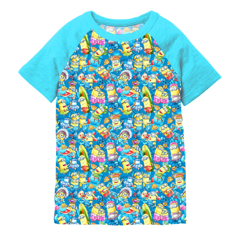 Kids Short Sleeve Bamboo Tee- MAGIC MOMENTS DESPICABLE