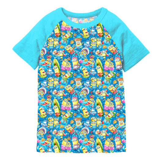 Kids Short Sleeve Bamboo Tee- MAGIC MOMENTS DESPICABLE