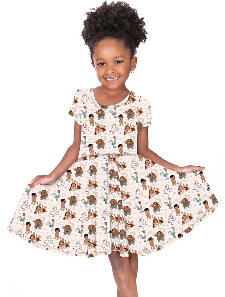 Bamboo Twirl Dress- GIFTS GALORE MAUI & FRIENDS