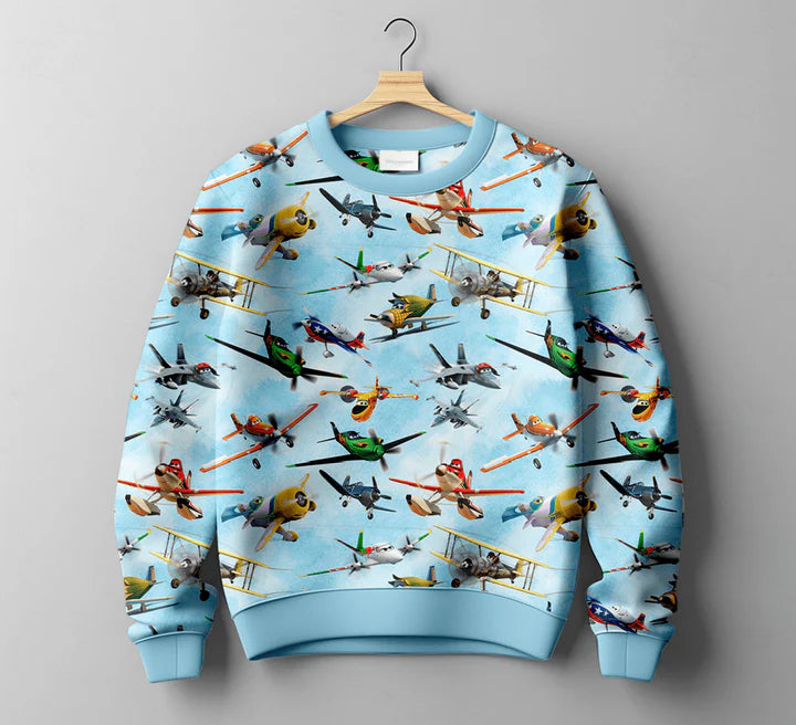 Kids Separates Sweatshirt- GIFTS GALORE PLANES