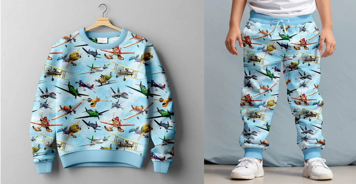 Kids Separates Sweatshirt- GIFTS GALORE PLANES