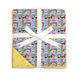 3 Layer Non Quilted Bamboo Blanket-SMALL 40X40 SUNNY DAY SONGS