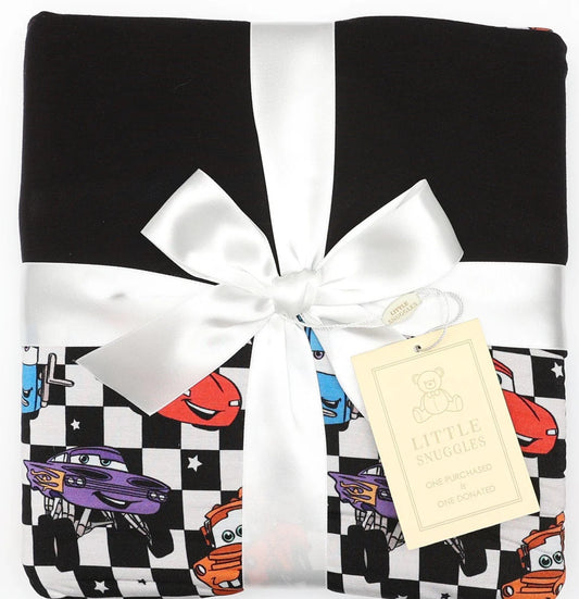 3 Layer Bamboo Blanket- LARGE QUILTED 60X80 -MAGIC COLLECTION VICTORY LAP