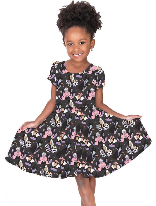 Bamboo Twirl Dress- BOO BASH EVIL MAGIC