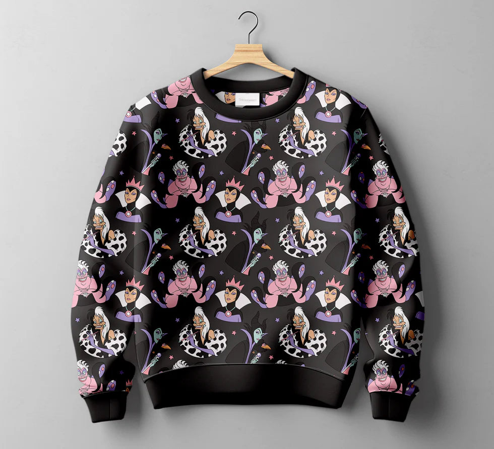 Women's Crew Neck Sweatshirt- BOO BASH EVIL MAGIC