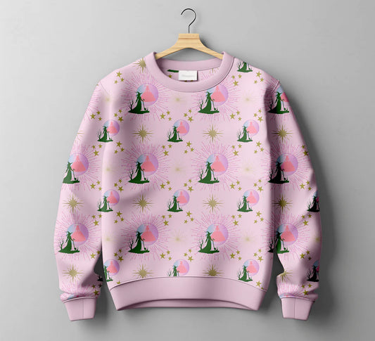 Women's Crew Neck Sweatshirt- FANTASY WICKED